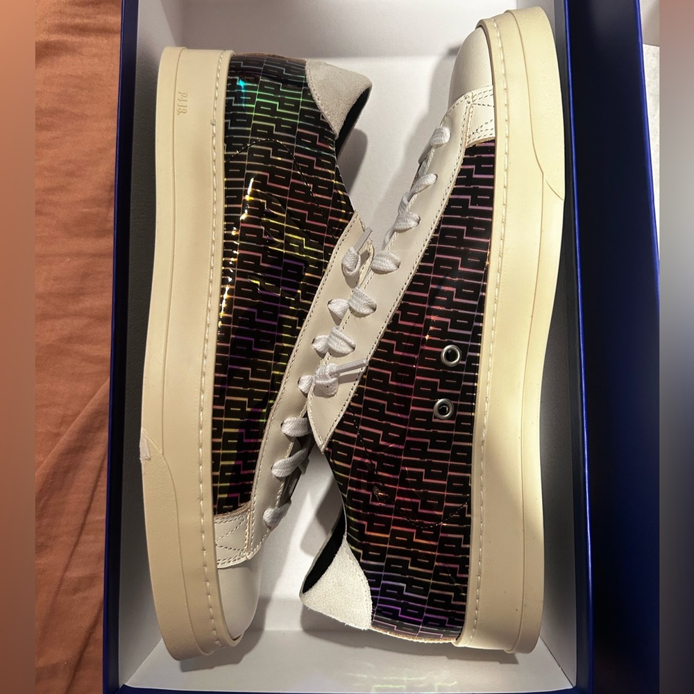 BRAND NEW IN BOX P448 Jack Sneacker Iridescent size 39 NWT